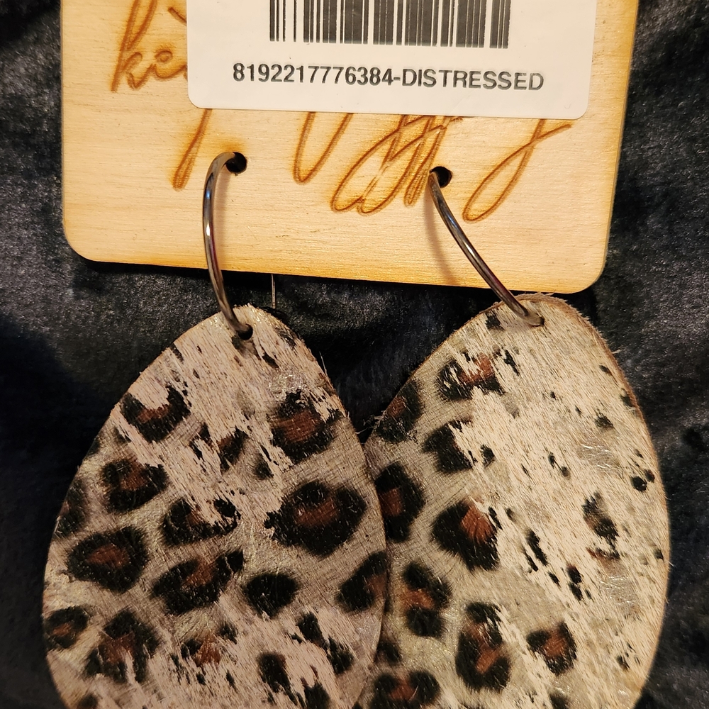 Keep It Gypsy Wild Patterned Teardrop Earrings